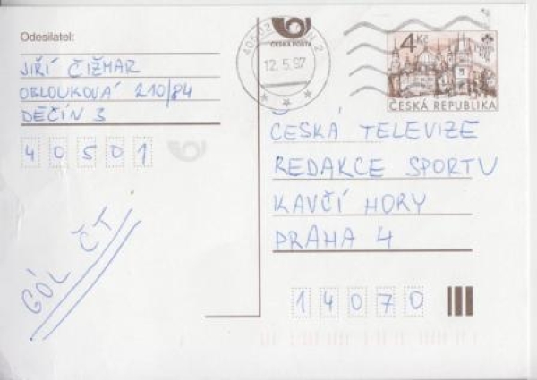 CDV 021 A - CZ 1997 00 003 ●